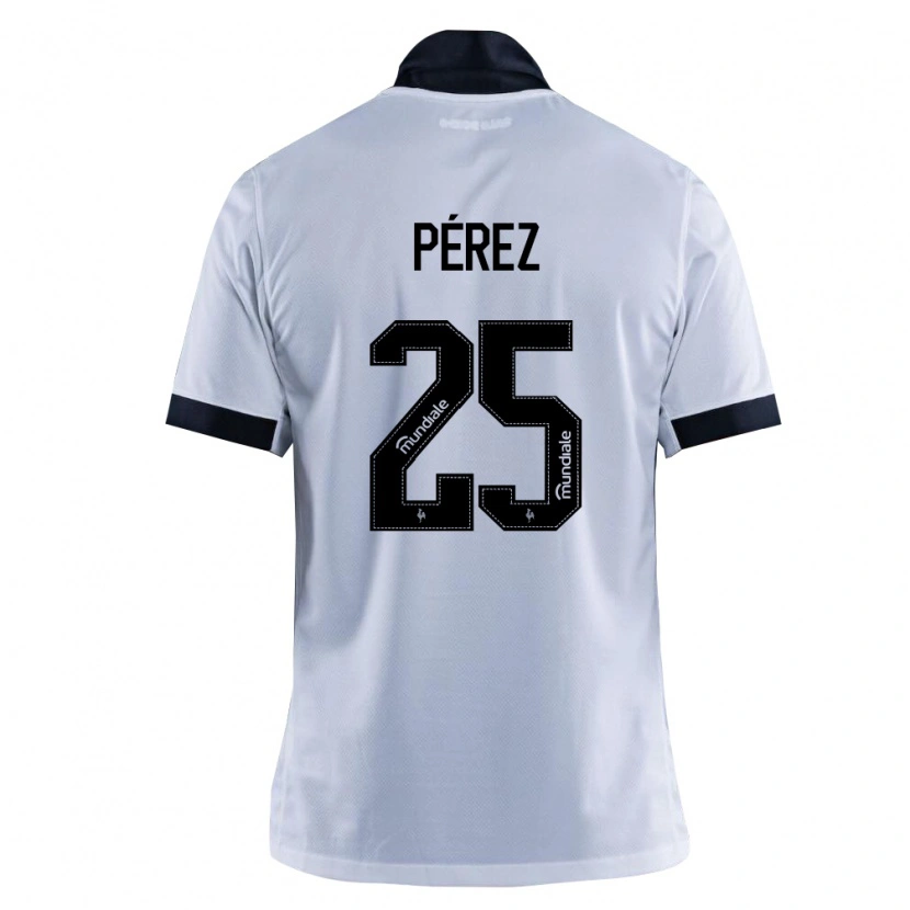 Danxen Women Tomás Pérez #25 Black White Away Jersey 2026/27 T-Shirt
