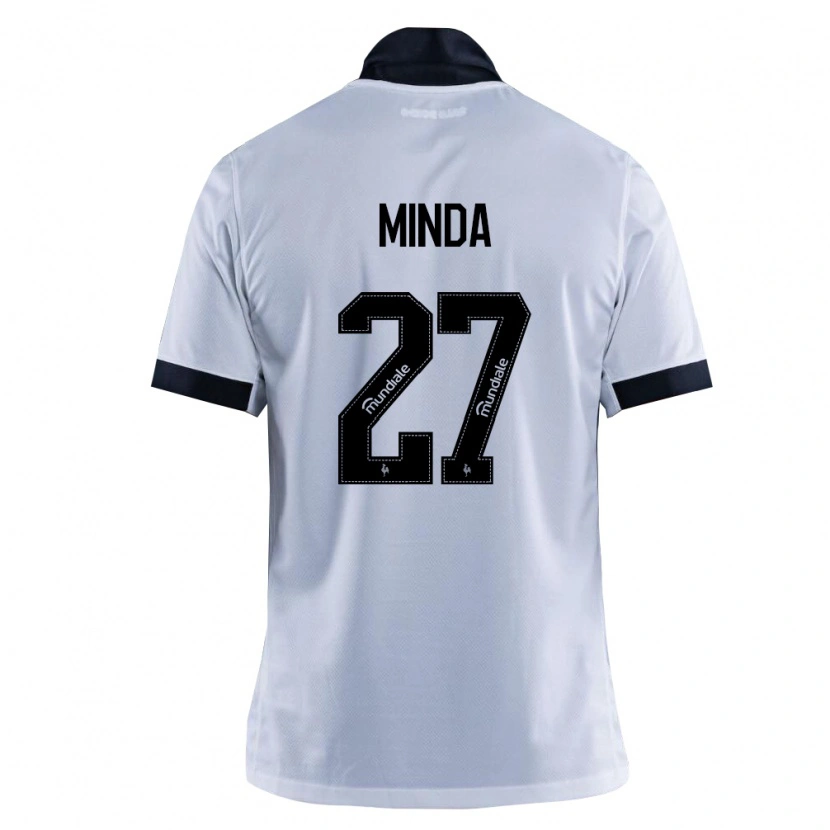 Danxen Women Alan Minda #27 Black White Away Jersey 2026/27 T-Shirt