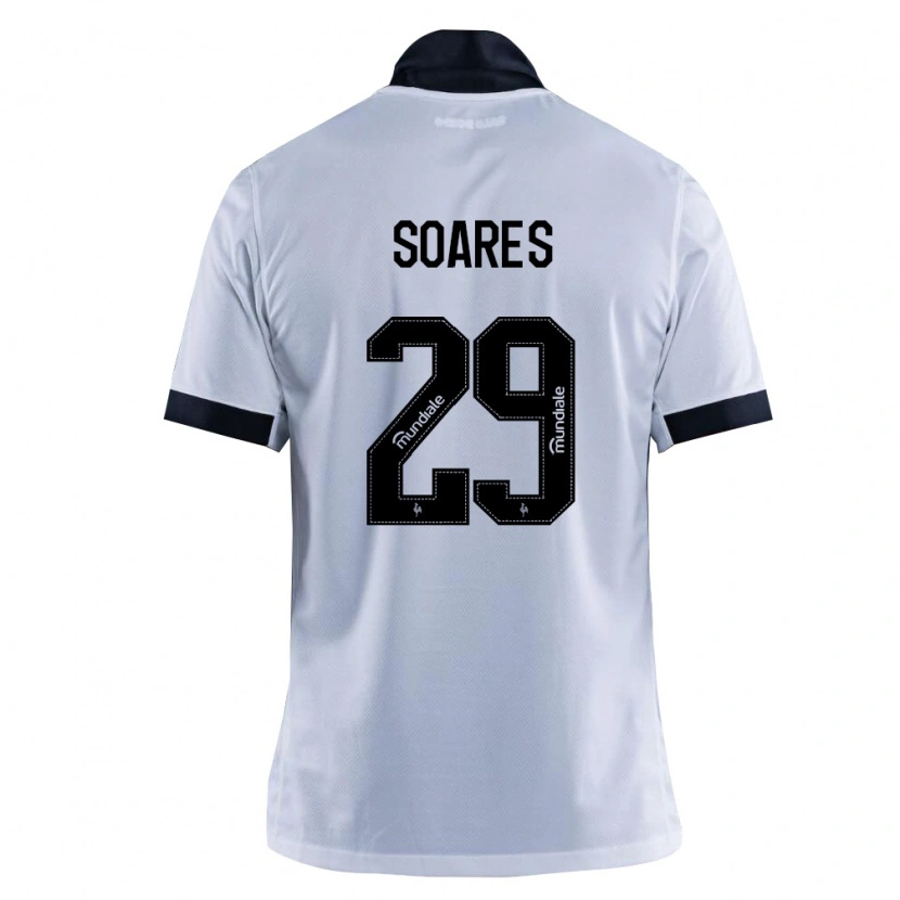 Danxen Women Cauã Soares #29 Black White Away Jersey 2026/27 T-Shirt
