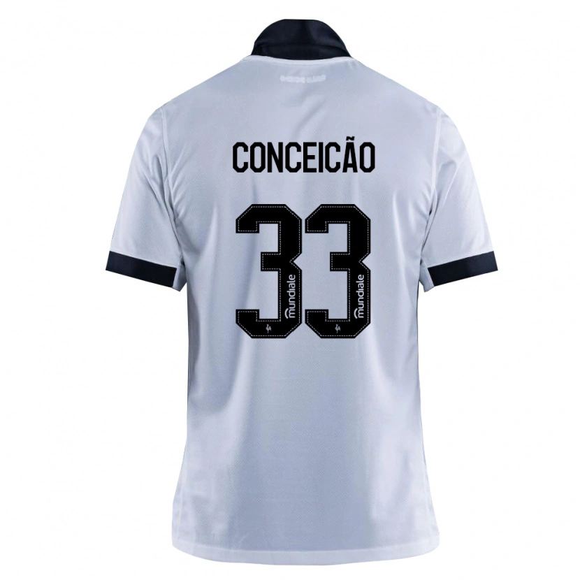 Danxen Women Robert Conceição #33 Black White Away Jersey 2026/27 T-Shirt