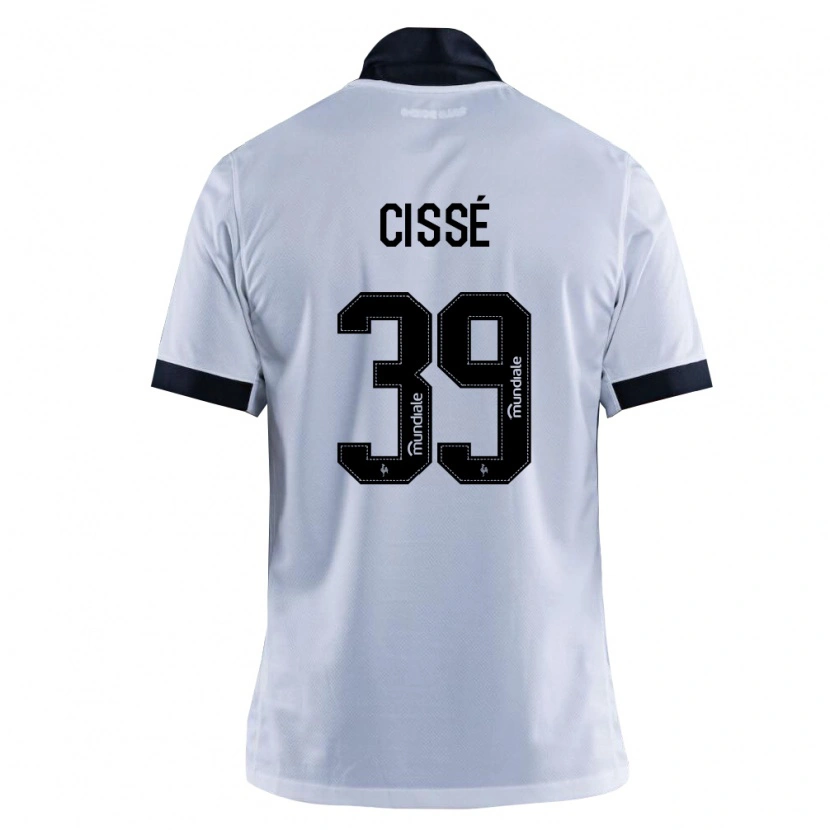 Danxen Women Mamady Cissé #39 Black White Away Jersey 2026/27 T-Shirt
