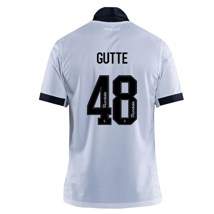 Danxen Women Gutte #48 Black White Away Jersey 2026/27 T-Shirt