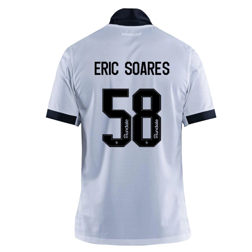 Danxen Women Eric Soares #58 Black White Away Jersey 2026/27 T-Shirt