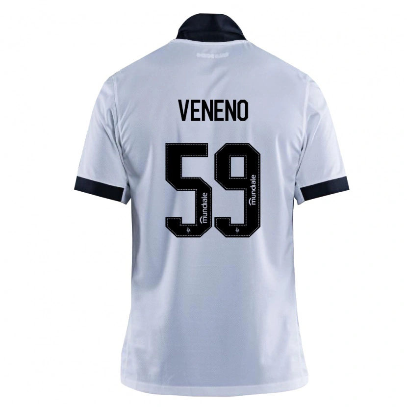 Danxen Women Gabriel Veneno #59 Black White Away Jersey 2026/27 T-Shirt