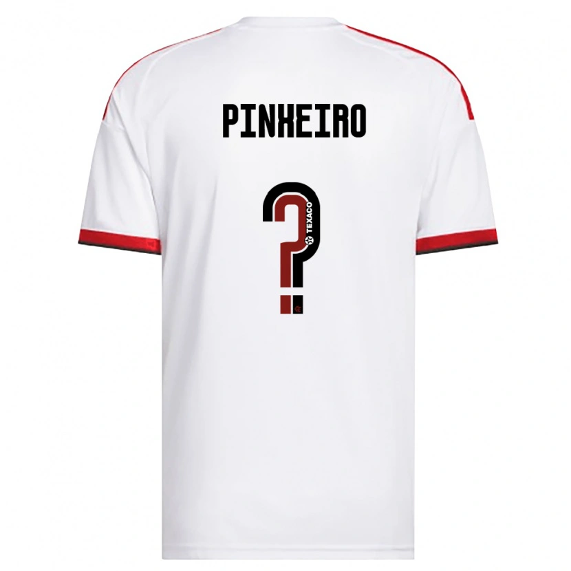 Danxen Women Enzo Pinheiro #0 White Red Black Away Jersey 2026/27 T-Shirt