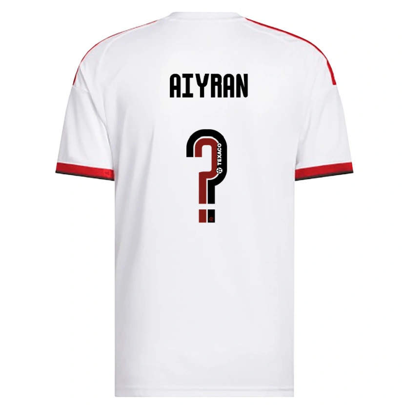 Danxen Women Aiyran Vieira De Lima #0 White Red Black Away Jersey 2026/27 T-Shirt