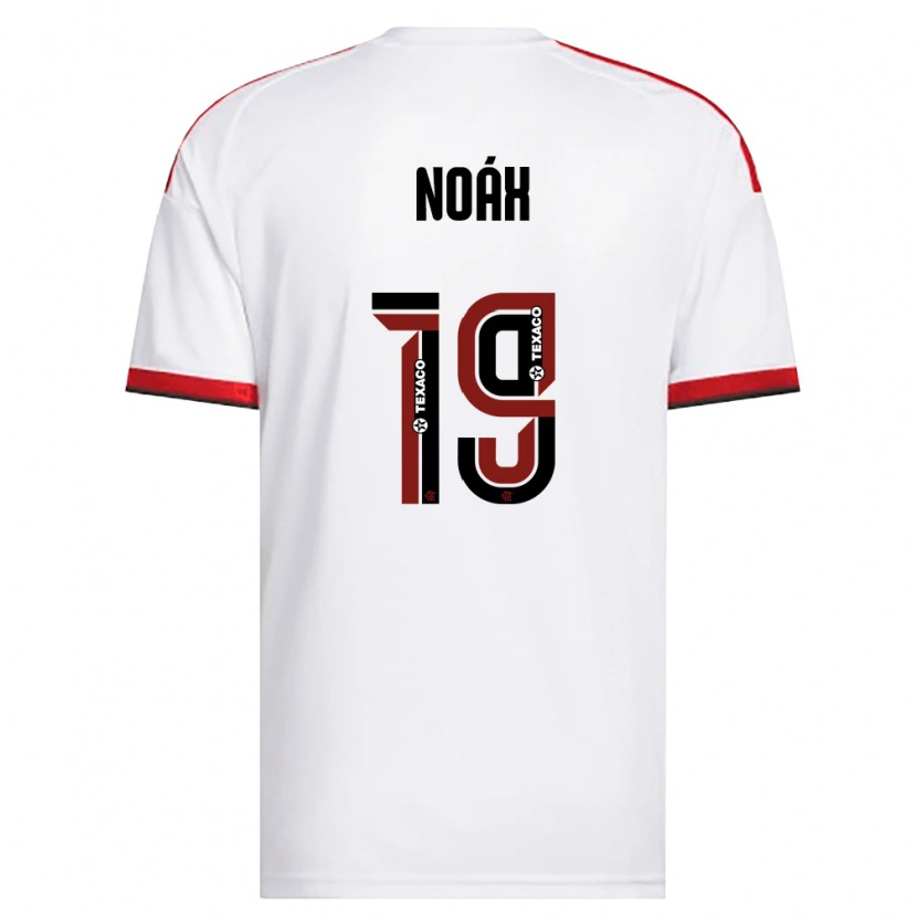 Danxen Women Noáh Gerlach Riger Silva #19 White Red Black Away Jersey 2026/27 T-Shirt