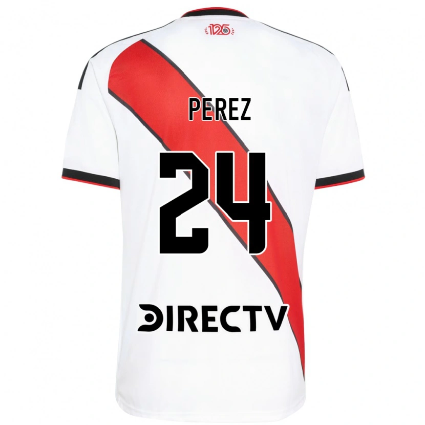 Danxen Kid Enzo Perez #24 Red White Black Home Jersey 2026/27 T-Shirt