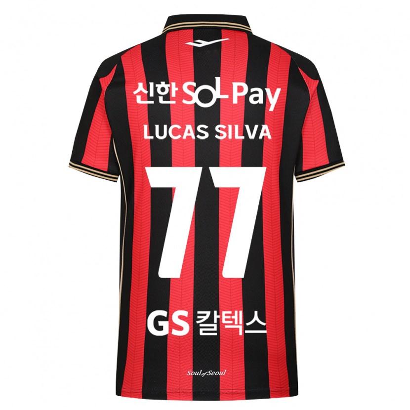 Danxen Kid Lucas Silva #77 Red White Black Home Jersey 2026/27 T-Shirt