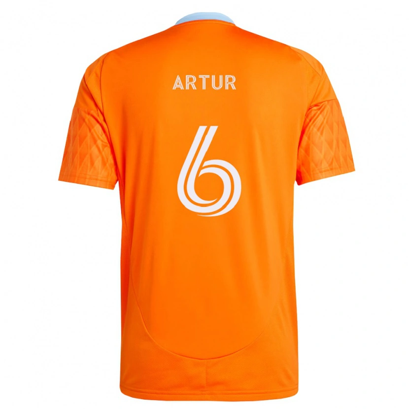 Danxen Kid José Artur De Lima Júnior #6 Orange White Home Jersey 2026/27 T-Shirt