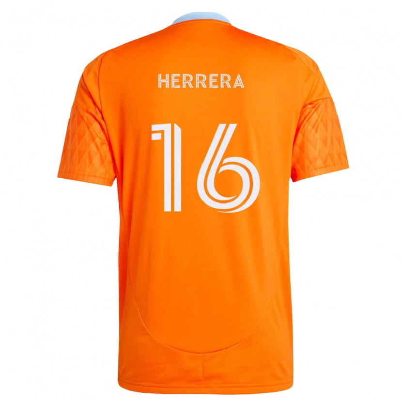 Danxen Kid Héctor Herrera #16 Orange White Home Jersey 2026/27 T-Shirt