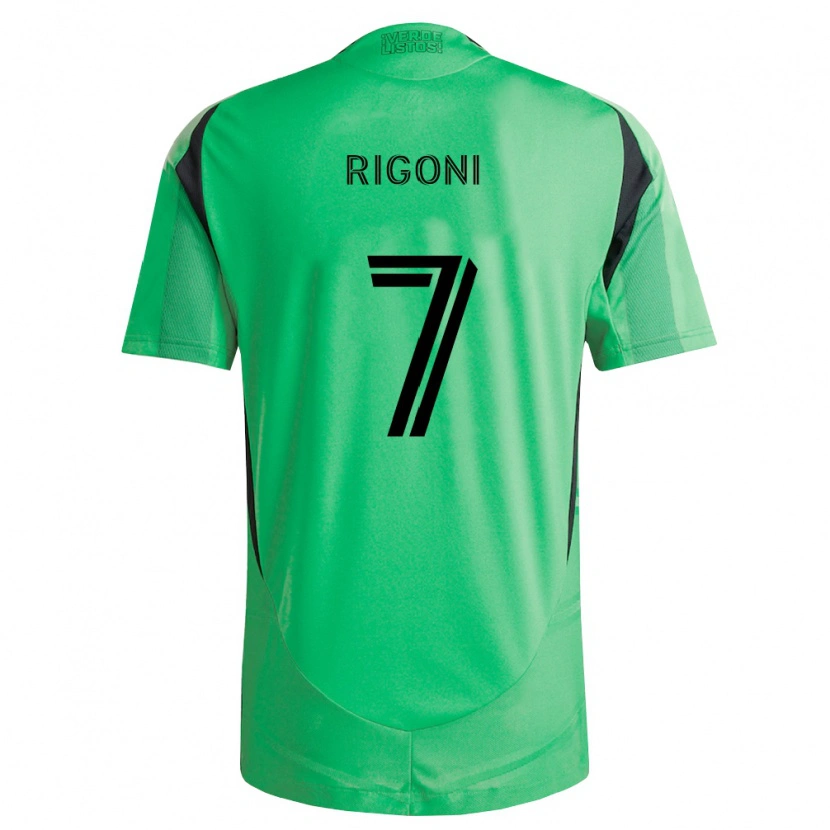 Danxen Kid Emiliano Rigoni #7 Emerald Green Black Home Jersey 2026/27 T-Shirt
