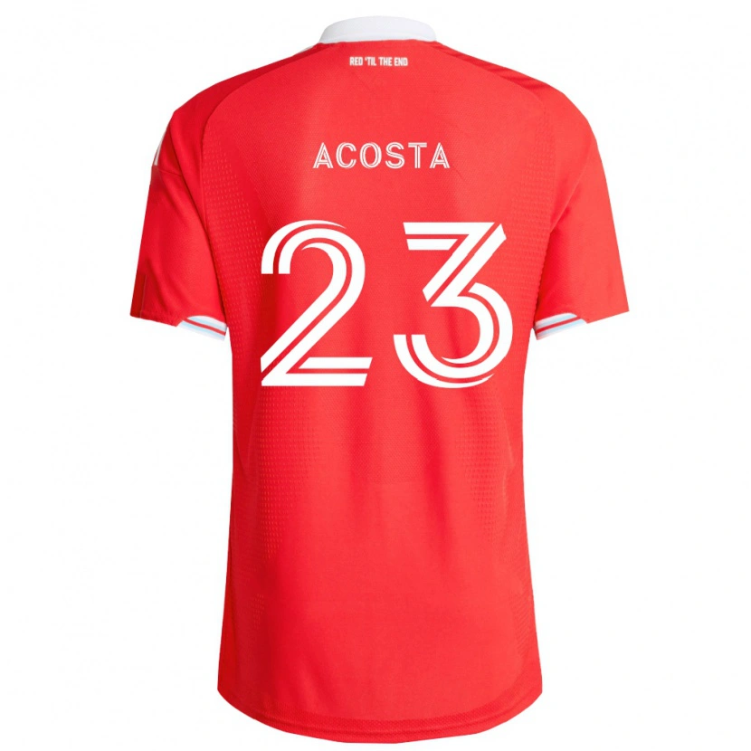 Danxen Kid Kellyn Acosta #23 Red Deep Blue White Home Jersey 2026/27 T-Shirt