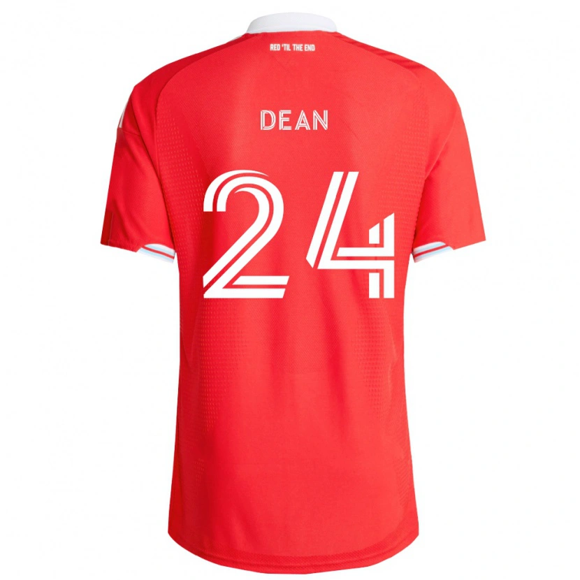 Danxen Kid Jonathan Dean #24 Red Deep Blue White Home Jersey 2026/27 T-Shirt