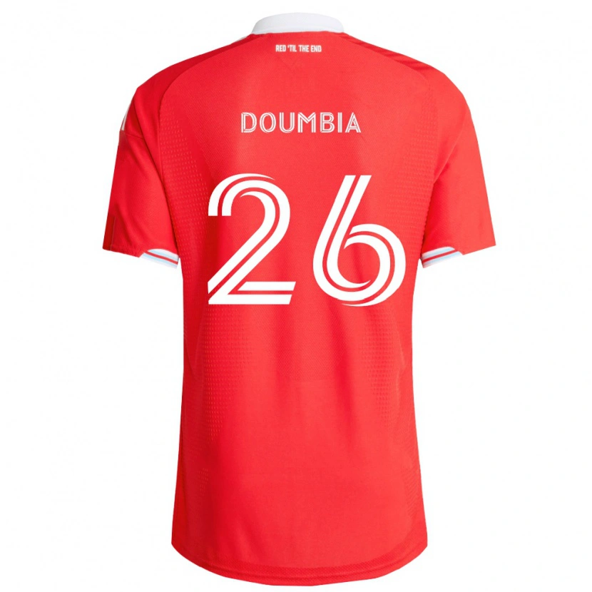 Danxen Kid Ousmane Doumbia #26 Red Deep Blue White Home Jersey 2026/27 T-Shirt