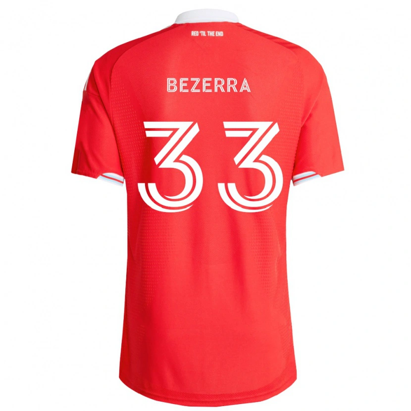 Danxen Kid Victor Bezerra #33 Red Deep Blue White Home Jersey 2026/27 T-Shirt