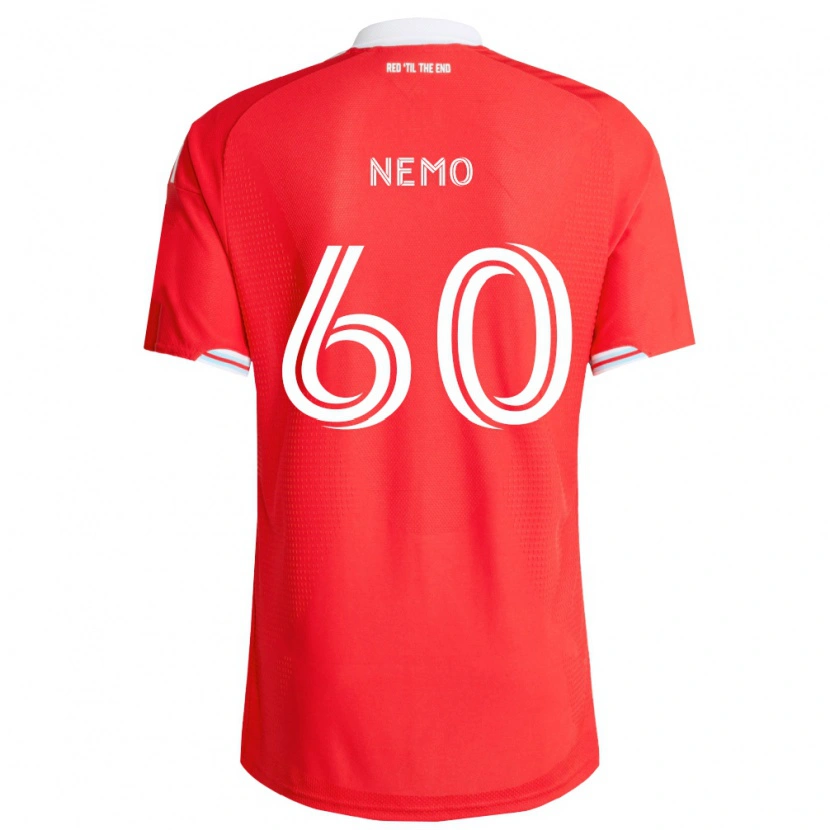 Danxen Kid Jason Nemo #60 Red Deep Blue White Home Jersey 2026/27 T-Shirt