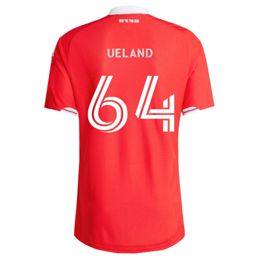 Danxen Kid Andreas Ueland #64 Red Deep Blue White Home Jersey 2026/27 T-Shirt
