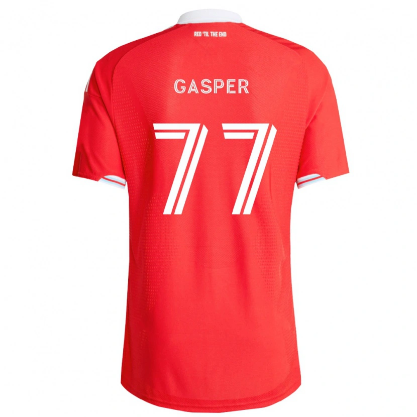 Danxen Kid Chase Gasper #77 Red Deep Blue White Home Jersey 2026/27 T-Shirt