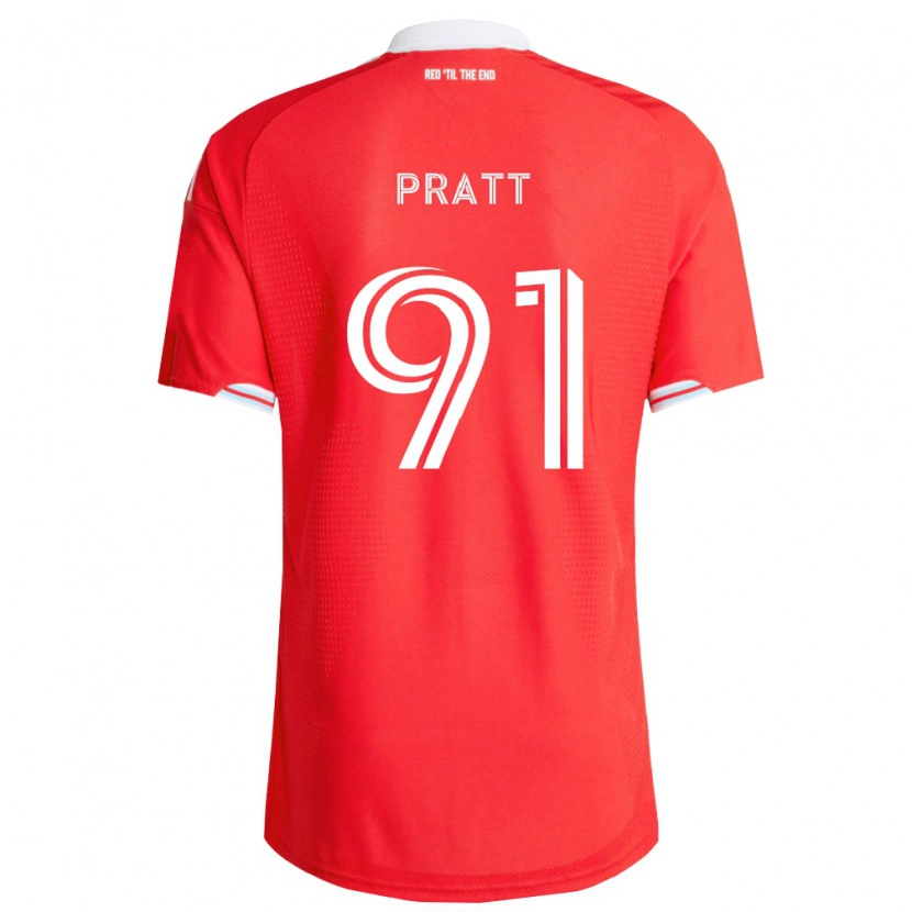 Danxen Kid Owen Pratt #91 Red Deep Blue White Home Jersey 2026/27 T-Shirt