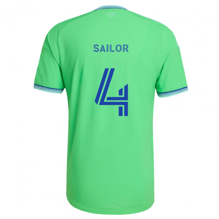 Danxen Kid Ryan Sailor #4 Green Light Blue Home Jersey 2026/27 T-Shirt
