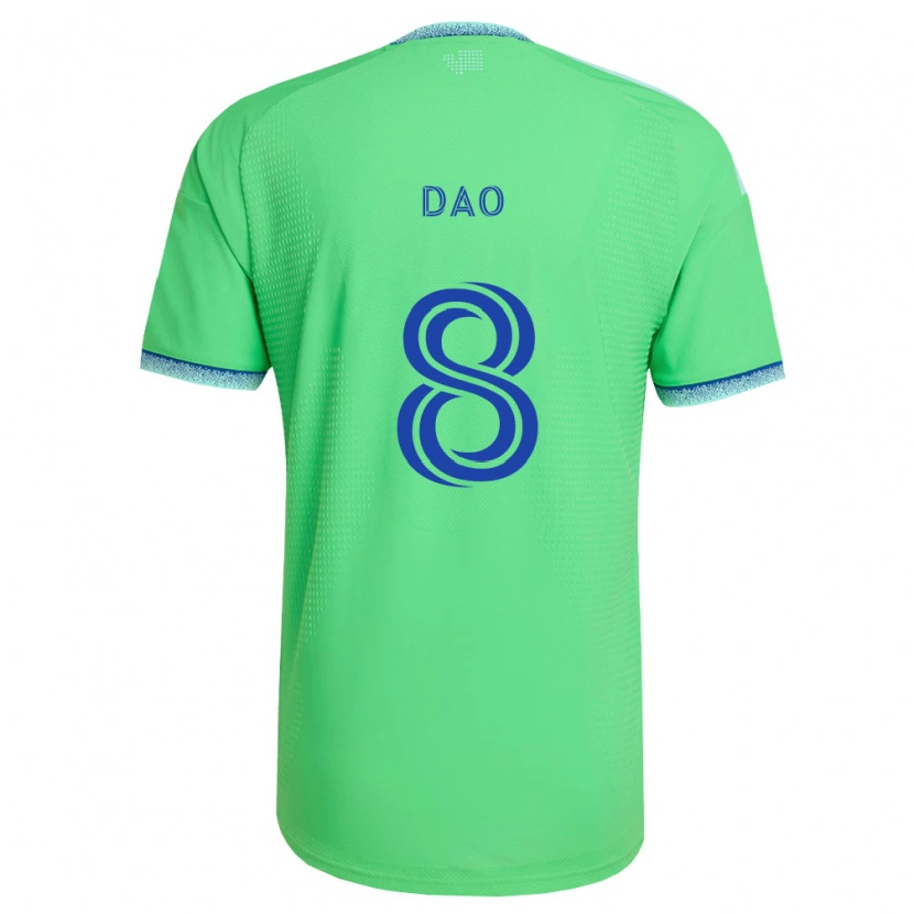 Danxen Kid Kaylee Dao #8 Green Light Blue Home Jersey 2026/27 T-Shirt