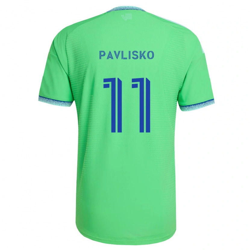 Danxen Kid Kirsten Pavlisko #11 Green Light Blue Home Jersey 2026/27 T-Shirt