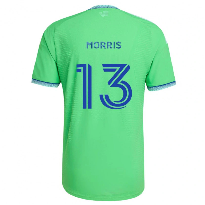 Danxen Kid Jordan Morris #13 Green Light Blue Home Jersey 2026/27 T-Shirt