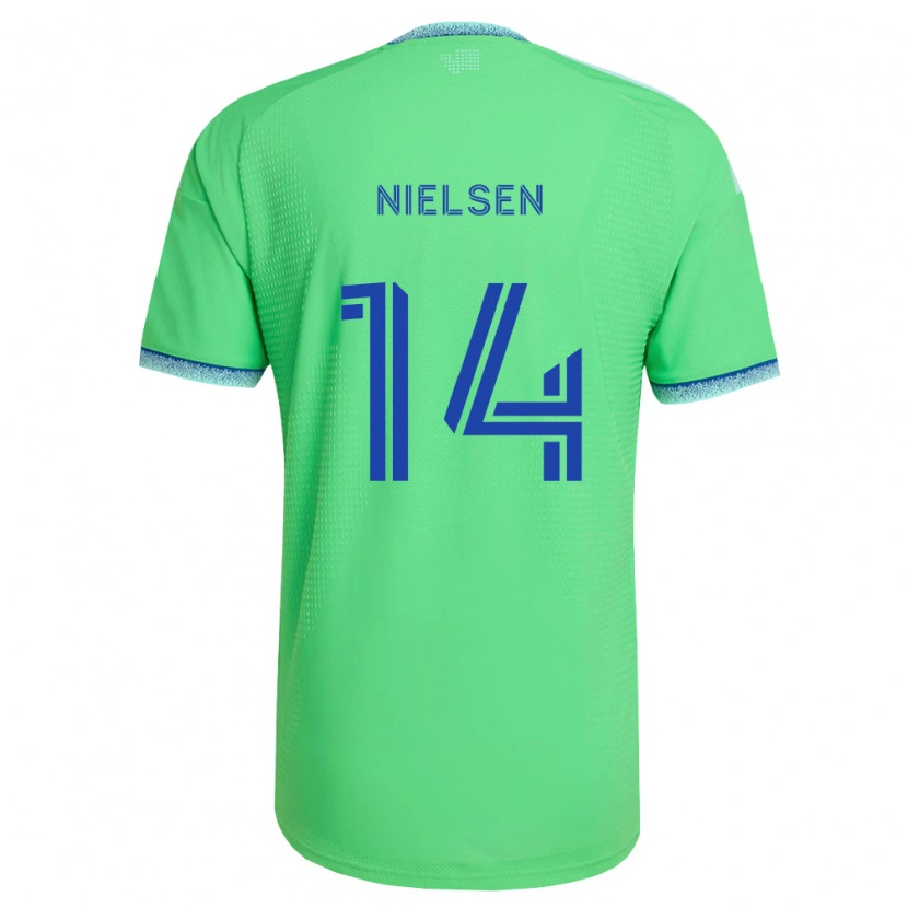 Danxen Kid Taylor Nielsen #14 Green Light Blue Home Jersey 2026/27 T-Shirt