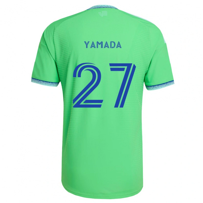 Danxen Kid Hikari Yamada #27 Green Light Blue Home Jersey 2026/27 T-Shirt