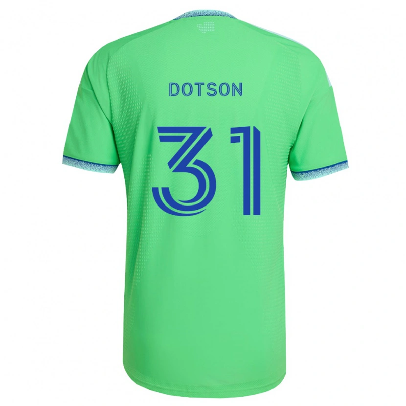 Danxen Kid Hassani Dotson #31 Green Light Blue Home Jersey 2026/27 T-Shirt