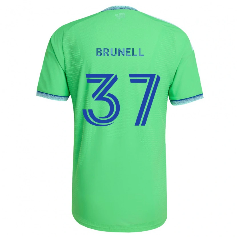 Danxen Kid Snyder Brunell #37 Green Light Blue Home Jersey 2026/27 T-Shirt