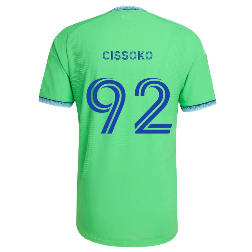 Danxen Kid Abdoulaye Cissoko #92 Green Light Blue Home Jersey 2026/27 T-Shirt