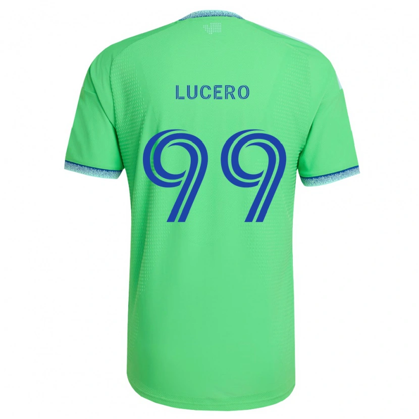 Danxen Kid Landon Lucero #99 Green Light Blue Home Jersey 2026/27 T-Shirt