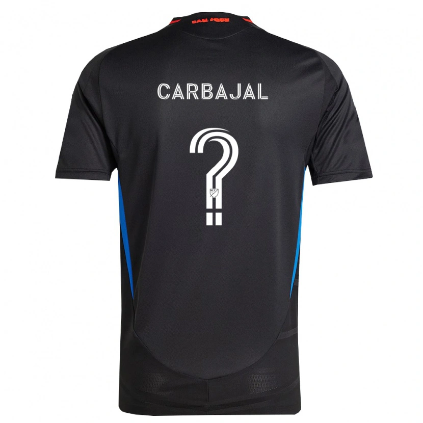 Danxen Kid Sebastian Carbajal #0 Blue White Black Home Jersey 2026/27 T-Shirt