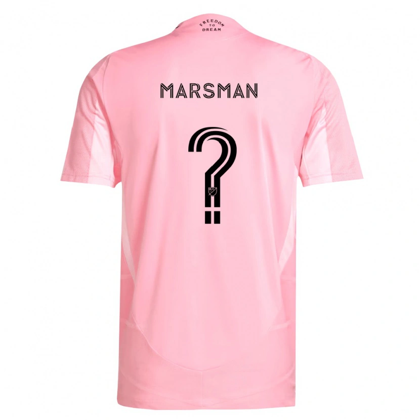 Danxen Kid Nick Marsman #0 Pink Black Home Jersey 2026/27 T-Shirt