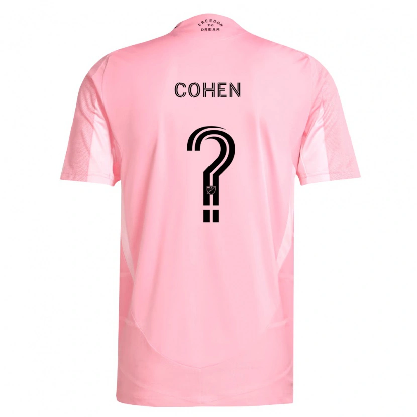 Danxen Kid Yuval Cohen #0 Pink Black Home Jersey 2026/27 T-Shirt