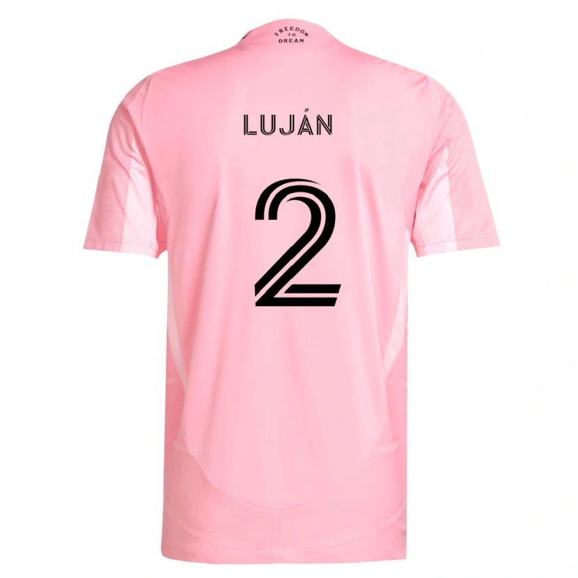Danxen Kid Gonzalo Luján #2 Pink Black Home Jersey 2026/27 T-Shirt