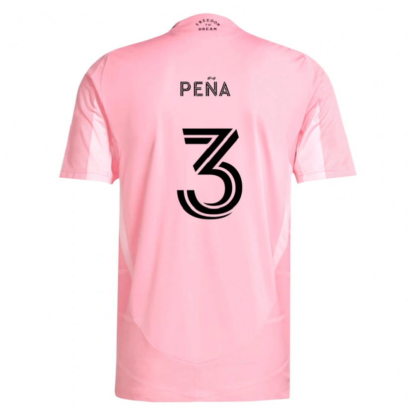 Danxen Kid Luciano Pena #3 Pink Black Home Jersey 2026/27 T-Shirt