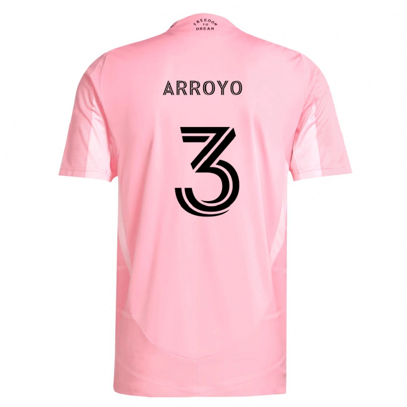 Danxen Kid Dixon Arroyo #3 Pink Black Home Jersey 2026/27 T-Shirt