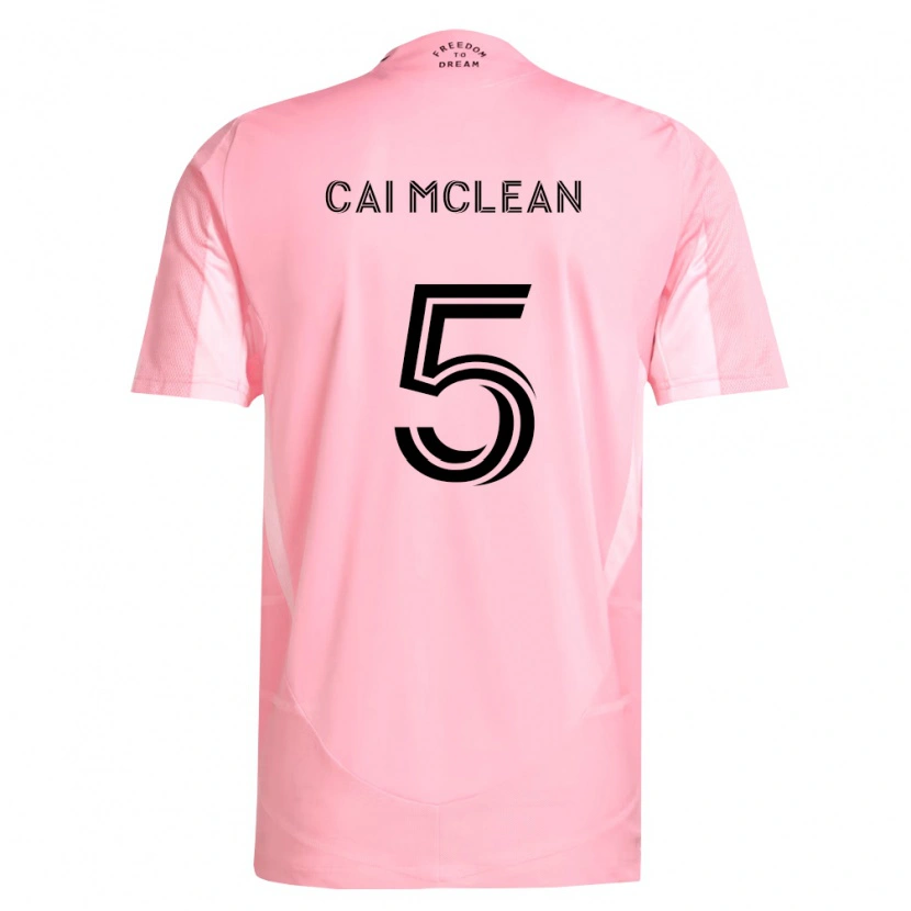 Danxen Kid Cai Mclean #5 Pink Black Home Jersey 2026/27 T-Shirt