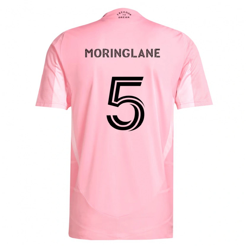 Danxen Kid Luis Moringlane #5 Pink Black Home Jersey 2026/27 T-Shirt