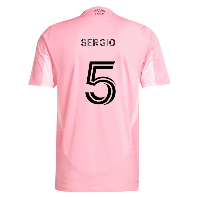 Danxen Kid Sergio Busquets #5 Pink Black Home Jersey 2026/27 T-Shirt