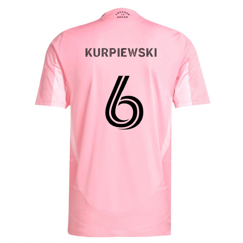 Danxen Kid Ethan Kurpiewski #6 Pink Black Home Jersey 2026/27 T-Shirt