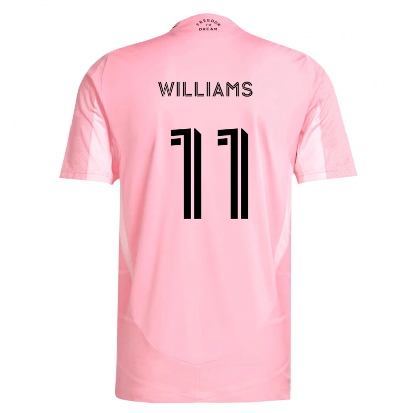 Danxen Kid Chaz Williams #11 Pink Black Home Jersey 2026/27 T-Shirt