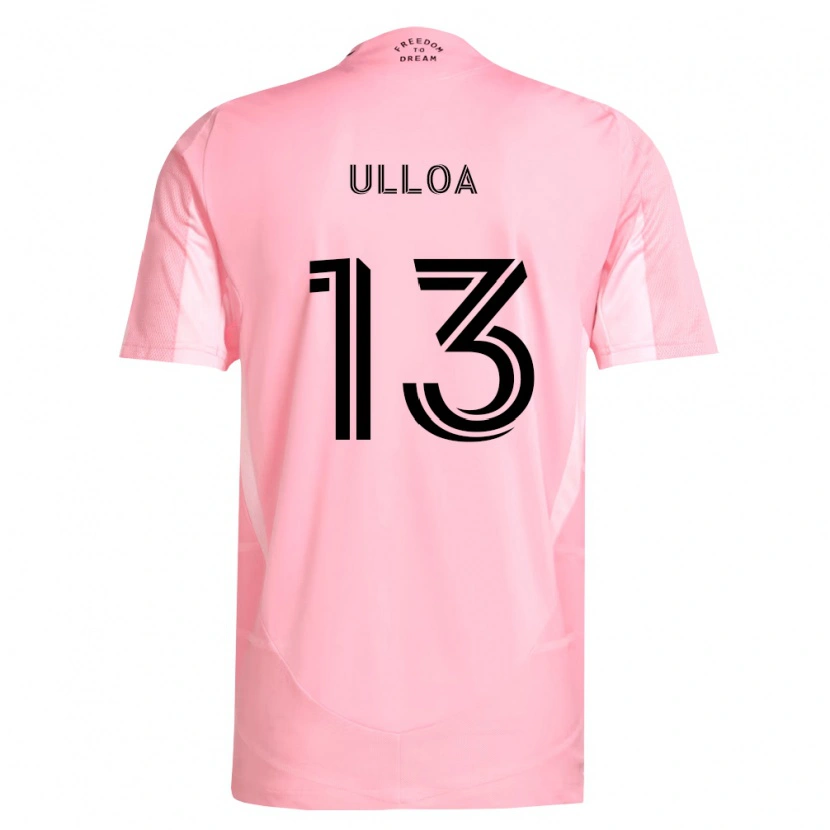 Danxen Kid Víctor Ulloa #13 Pink Black Home Jersey 2026/27 T-Shirt