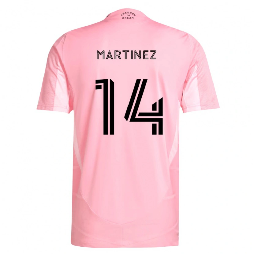 Danxen Kid David Martinez #14 Pink Black Home Jersey 2026/27 T-Shirt