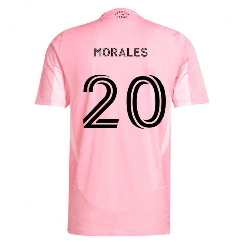 Danxen Kid Santi Morales #20 Pink Black Home Jersey 2026/27 T-Shirt