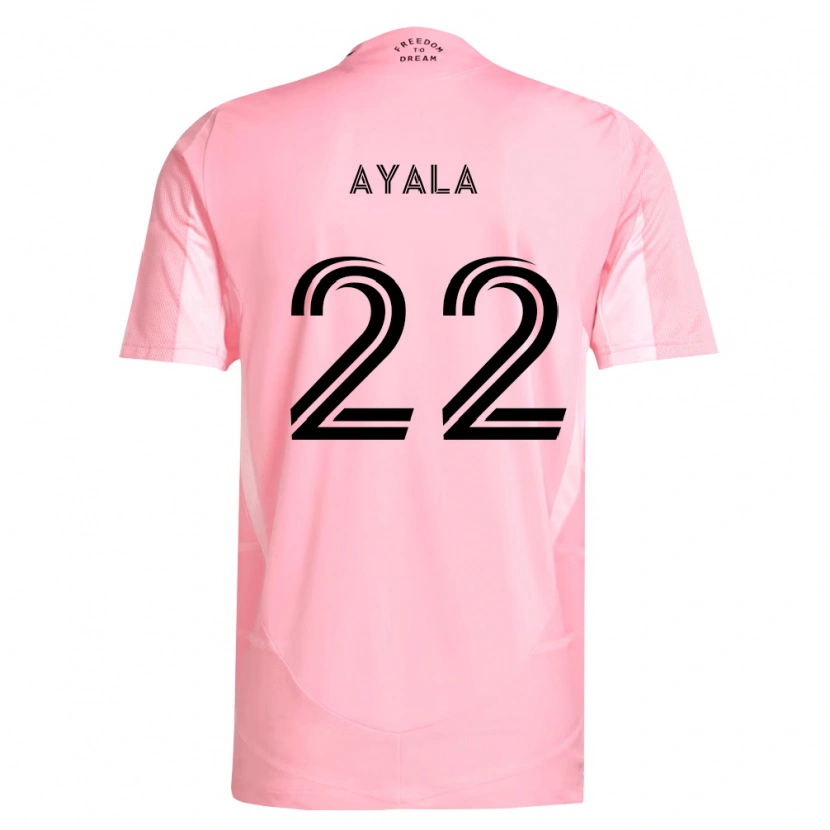 Danxen Kid David Ayala #22 Pink Black Home Jersey 2026/27 T-Shirt