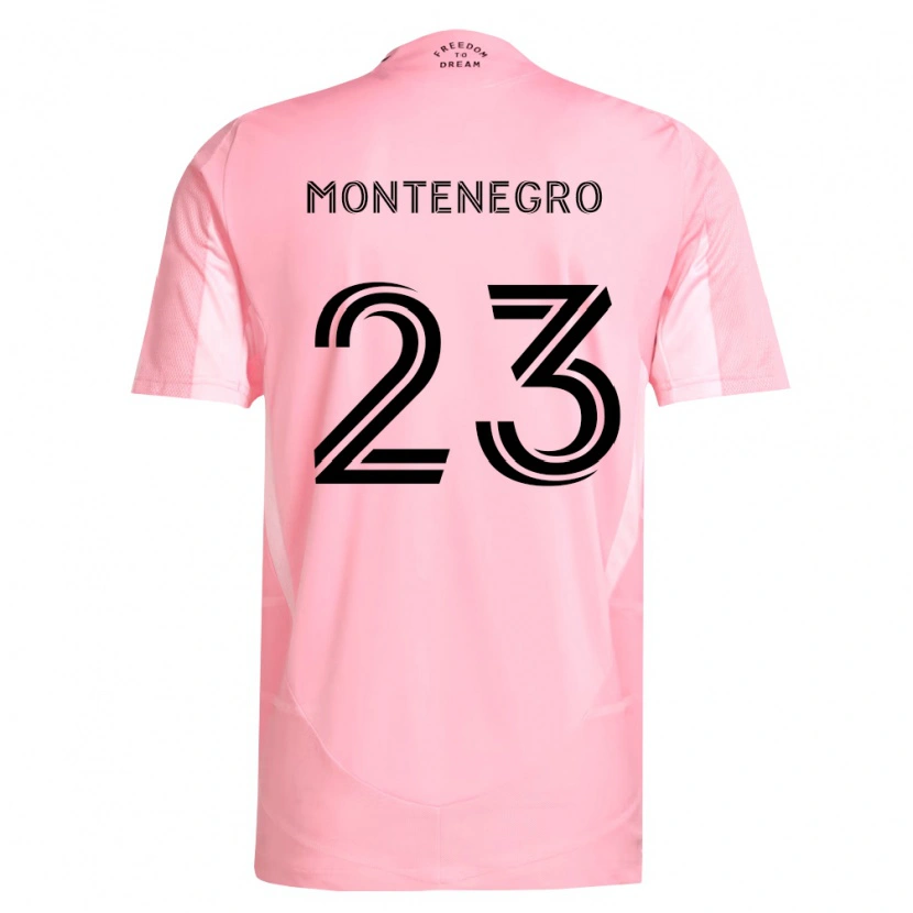Danxen Kid Ricardo Montenegro #23 Pink Black Home Jersey 2026/27 T-Shirt